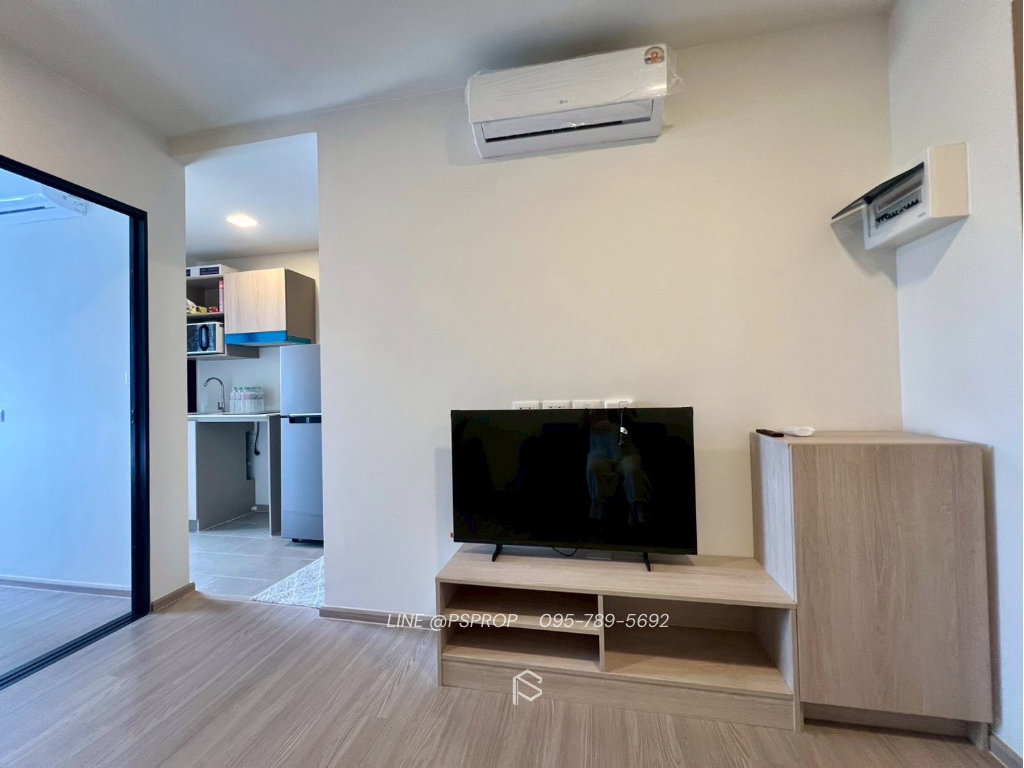 รูป คอนโดเช่าบางเเสน ใกล้ตลาดปาร์คอิน Dcondo sense✅ พร้อมเข้าอยู่ #CR0395 - รูปที่ 10/11