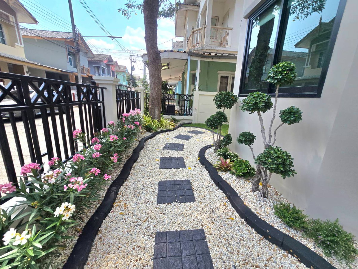 รูป บ้านแฝด2ชั้น รีโนเวทใหม่ ทำเลดีต้นโครงการ แต่งพร้อมอยู่ หมู่บ้านฟ้าปิยรมย์ เฟส6 พฤกษ์วนา ลำลูกกาคลอง6 บึงคำพร้อย ปทุมธานี แถมเฟอร์,แอร์ - รูปที่ 13/49