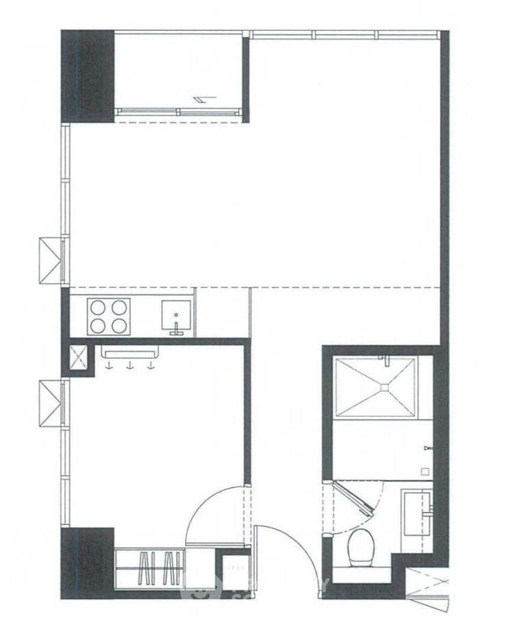 picture 2-BR Condo at Landmark @MRTA Station in Bang Kapi (ID 2744836) - 11/12