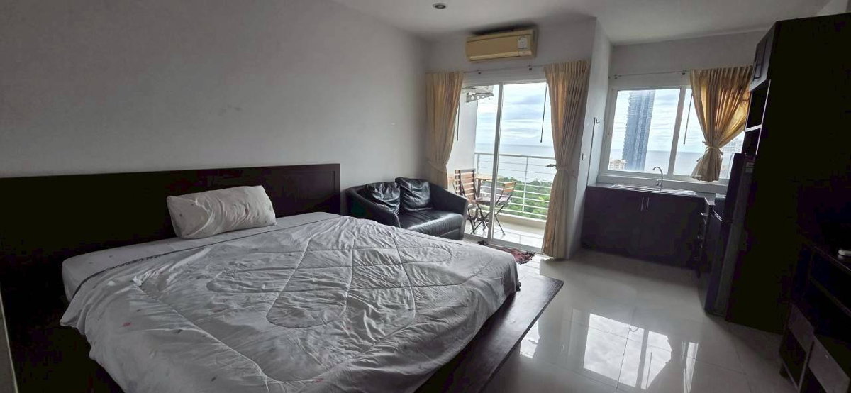 รูป ⛵ AD Hyatt ⛵ Sea view / 24F / Studio room >> THB8,500/month彡 - รูปที่ 1/8