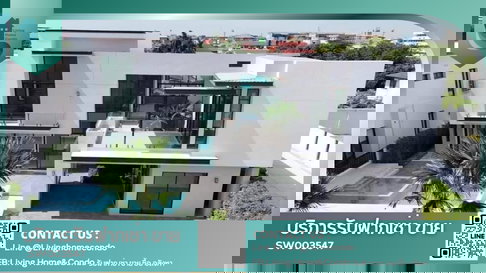 ขายบ้านพูลวิลล่า ในโครงการ The Master เอกมัย-รามอินทรา สังคมคุณภาพระดับ Elite ตกแต่งบิวท์อินพรีเมียมทั้งหลัง ไม่เคยเข้าอยู่-SW003547