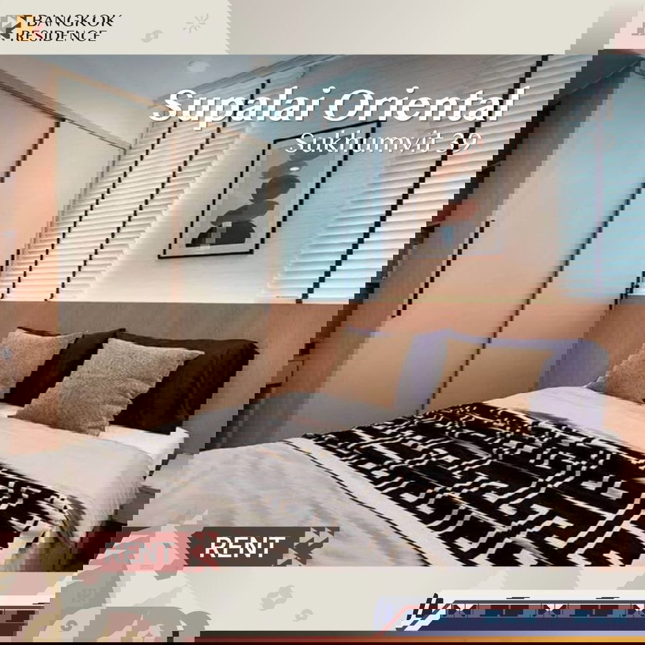รูป Supalai Oriental Sukhumvit 39 🌃 Corner Room, Private, Breezy, Modern Oriental🍃 ใกล้ MRT เพชรบุรี - รูปที่ 1/10