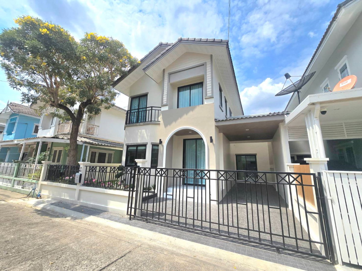 รูป บ้านแฝด2ชั้น รีโนเวทใหม่ ทำเลดีต้นโครงการ แต่งพร้อมอยู่ หมู่บ้านฟ้าปิยรมย์ เฟส6 พฤกษ์วนา ลำลูกกาคลอง6 บึงคำพร้อย ปทุมธานี แถมเฟอร์,แอร์ - รูปที่ 2/49