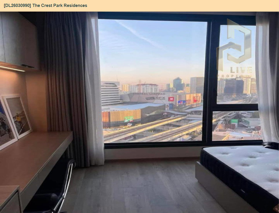 รูป DL26030990 ให้เช่าคอนโด เดอะ เครสท์ พาร์ค เรสซิเดนซ์ (The Crest Park Residences) ใกล้ MRT พหลโยธิน พร้อมเข้าอยู่ โทรด่วน 0614453194 LineID @162cjixi - รูปที่ 8/8