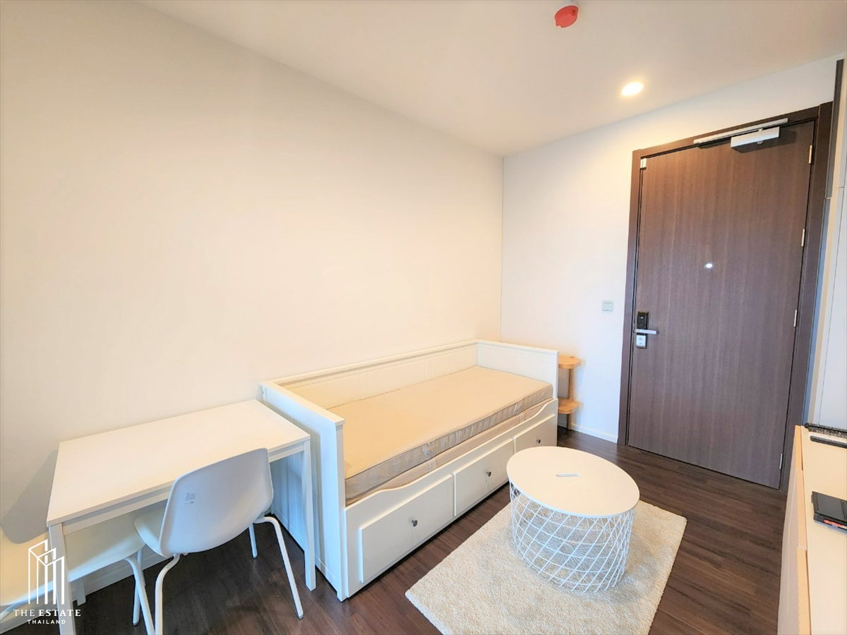 รูป For rent Whizdom Inspire Sukhumvit Layout แบบครั้วปิดติดระเบียง ชั้นสูง วิวโล่ง แต่งครบ @22,000 Baht - รูปที่ 3/6