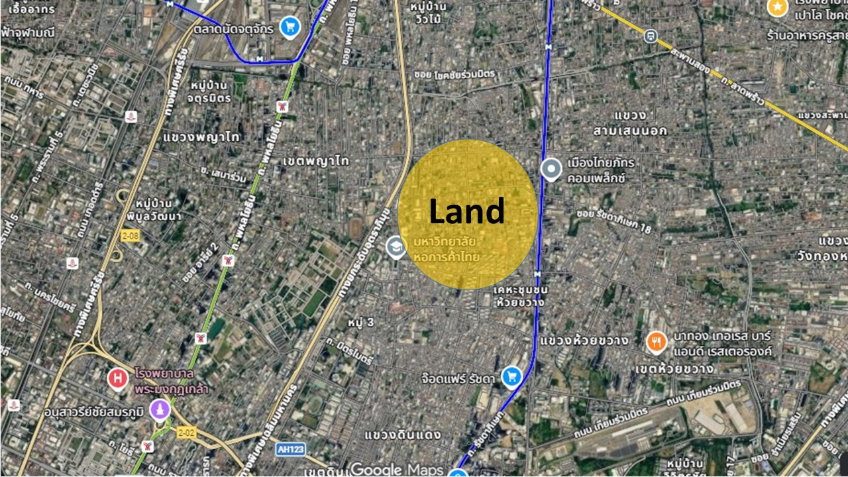 รูป ขายที่ดินพร้อมสิ่งปลูกสร้าง ใกล้มหาวิทยาลัยหอการค้าไทย - รูปที่ 4/4