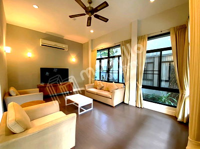 เช่าบ้านเดี่ยว ทองหล่อ 18 : 🏡 บ้านสวยในโครงการส่วนตัว บรรยากาศร่มรื่น ใกล้ BTS ทองหล่อ ** NO CO-AGENT **