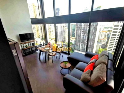 คอนโดให้เช่า : The Lofts Silom | Stylish 2 Bedroom Duplex Condo For Rent - BR15732CD