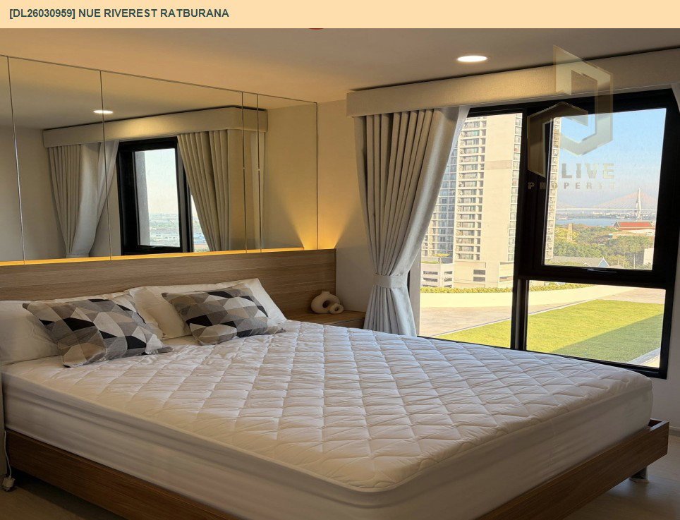 รูป DL26030959 ให้เช่าคอนโด นิว ริเวอร์เรสต์ ราษฎร์บูรณะ (Nue Riverest Ratburana) ใกล้ - พร้อมเข้าอยู่ โทรด่วน 0653619502 LineID @897iyzll - รูปที่ 4/6