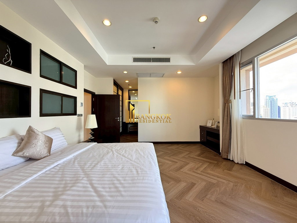 รูป Beautiful 3 Bedroom Apartment For Rent in Asoke Area - BR7060SA - รูปที่ 17/52