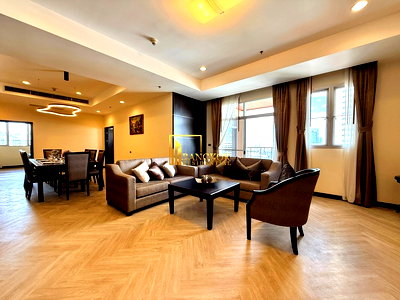 เช่ากิจการ วิทยาลัยเสนาธิการทหาร : Beautiful 3 Bedroom Apartment For Rent in Asoke Area - BR7060SA
