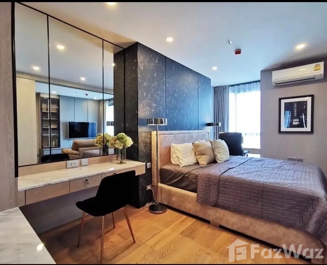 รูป คอนโดให้เช่า 1 ห้องนอน ในโครงการ คิว ชิดลม-เพชรบุรี 5824589 - รูปที่ 2/11