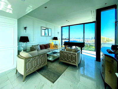 คอนโด ถนนพระราม 3 : Canapaya Residences | Stunning 4 Bed Riverside Condo For Sale in Rama 3 - BR15274CD