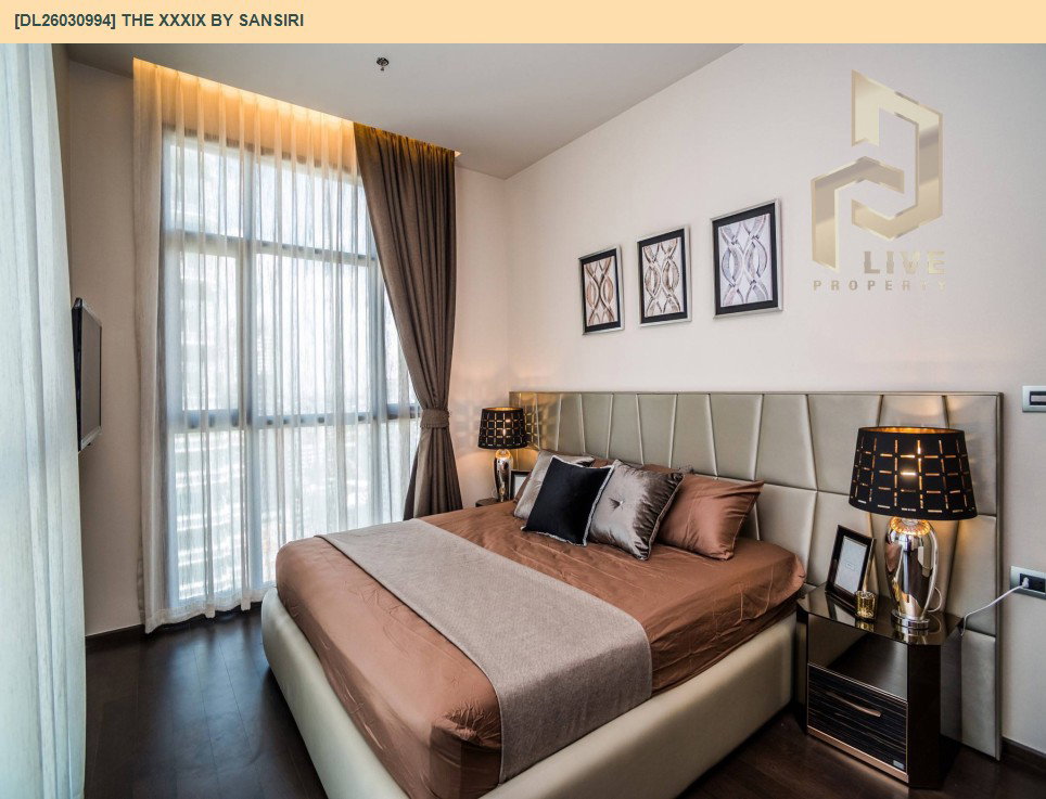 รูป DL26030994 ขายคอนโด เดอะ เทอร์ทีไนน์ บาย แสนสิริ (The XXXIX by Sansiri) ใกล้ BTS พร้อมพงษ์ พร้อมเข้าอยู่ โทรด่วน 0656133286 LineID @534wlwof - รูปที่ 3/8