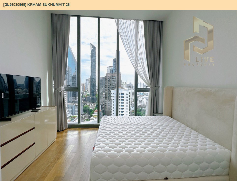 รูป DL26030969 ให้เช่าคอนโด คราม สุขุมวิท 26 (Kraam Sukhumvit 26) ใกล้ - พร้อมเข้าอยู่ โทรด่วน 0800343450 LineID @655ebbvc - รูปที่ 16/17