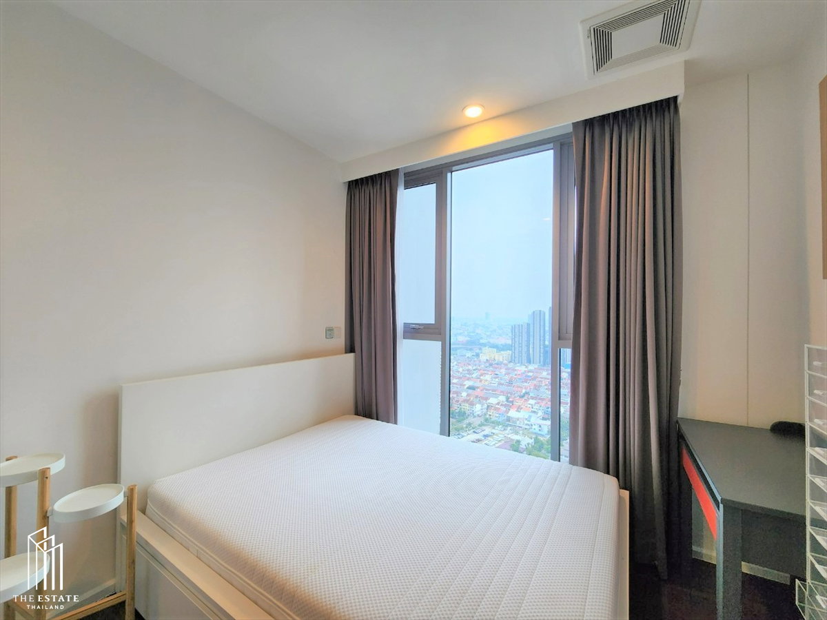 รูป For rent Whizdom Inspire Sukhumvit Layout แบบครั้วปิดติดระเบียง ชั้นสูง วิวโล่ง แต่งครบ @22,000 Baht - รูปที่ 2/6