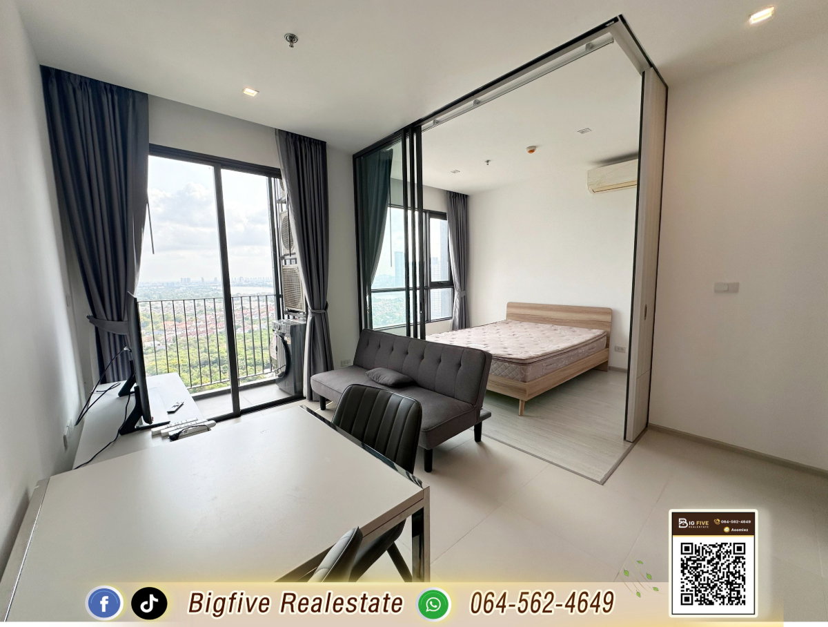 รูป AAA 69-020   คอนโด Grow Rattanathibet ( โกรว รัตนาธิเบศร์ ) 42 ตรม. 1bed plus ที่จอดรถ 100% ติด MRT ไทรม้า ✨  - รูปที่ 4/16