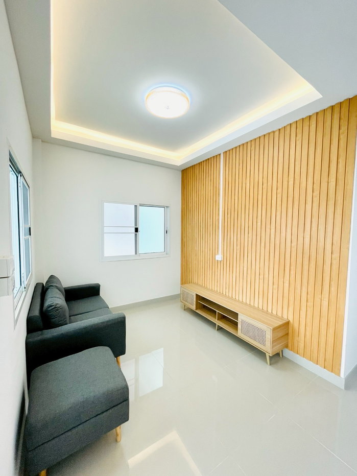 รูป บ้านแฝดชั้นเดียว รีโนเวทใหม่ หมู่บ้านวัฒนาร่มไทร ซอยสังฆสันติสุข26 แขวงกระทุ่มราย เขตหนองจอก แต่งพร้อมอยู่ ราคาถูกมากๆ - รูปที่ 6/16