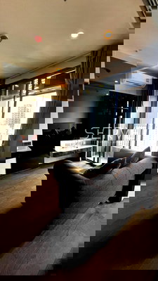 คอนโดให้เช่า : 🔥21K- ห้อง1นอน กั้นเป็นสัดส่วน ชั้นสูงสุด 25+ มีลิฟท์ส่วนตัว ตกแต่งครบ เฟอร์แน่น คอนโดทำเลดี ใกล้ BTS ราชเทวี @  Ideo Q Siam-Ratchathewi 