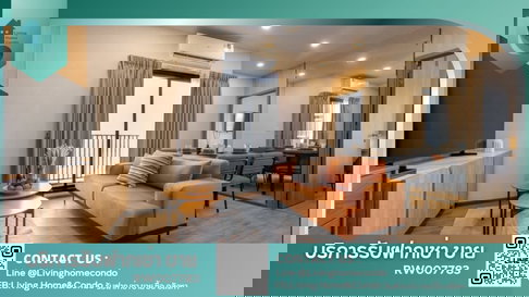 For rent: Metris District Ladprao condo (Pet Friendly). 2-bedroom, fully furnished and ready to move in. Near MRT Phahon Yothin and BTS.-RW007783