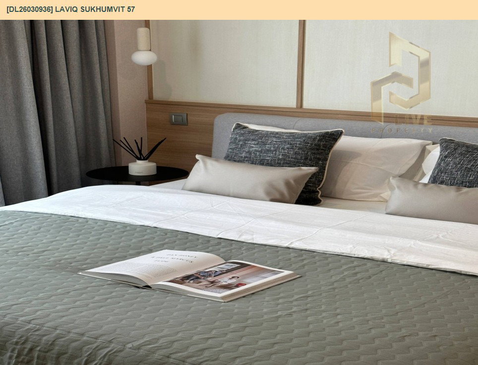 รูป DL26030936 ให้เช่าคอนโด ลาวีค สุขุมวิท 57 (LAVIQ Sukhumvit 57) ใกล้ BTS ทองหล่อ พร้อมเข้าอยู่ โทรด่วน 0656133286 LineID @534wlwof - รูปที่ 12/16