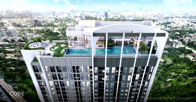 Condos for sale Kasetsart University : [Sale Down Payment 3.86M] COBE Kaset-Sripatum | 1BR 30.38sqm | 0m to BTS