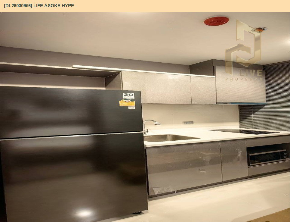 รูป DL26030956 ให้เช่าคอนโด ไลฟ์ อโศก ไฮป์ (Life Asoke Hype) ใกล้ MRT พระราม 9 พร้อมเข้าอยู่ โทรด่วน 0656133286 LineID @534wlwof - รูปที่ 9/10