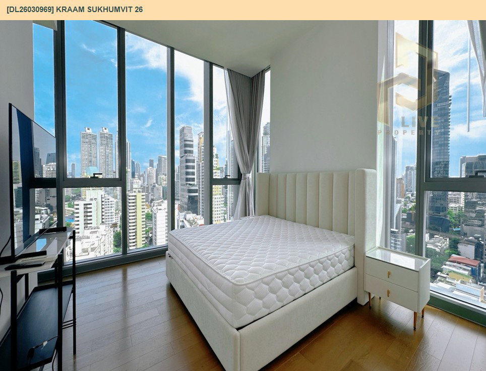 รูป DL26030969 ให้เช่าคอนโด คราม สุขุมวิท 26 (Kraam Sukhumvit 26) ใกล้ - พร้อมเข้าอยู่ โทรด่วน 0800343450 LineID @655ebbvc - รูปที่ 9/17