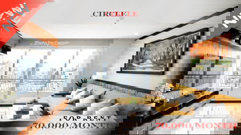 🍀🍀 Fully Furnished 💝 For Rent 📍 Circle Condominium 🚆 Near Phetchaburi MRT Station (Line: @rent2022) ✨ Ready to move in 🔖 PC: A10925