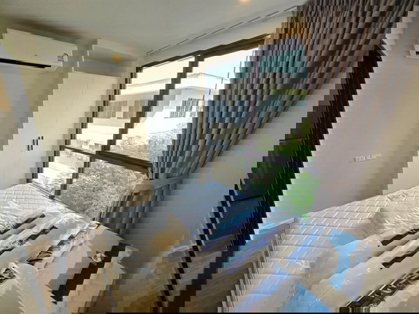 รูป 🔔New🔔 ให้เช่าห้องสภาพใหม่มาก ตำแหน่งดีเป็นส่วนตัว มีเครื่องซักผ้า Blue Sukhumvit 89 - รูปที่ 3/16