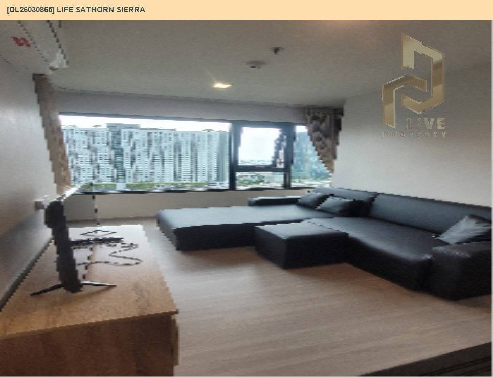 รูป DL26030865 ให้เช่าคอนโด ไลฟ์ สาทร เซียร์รา (Life Sathorn Sierra) ใกล้ BTS ตลาดพลู พร้อมเข้าอยู่ โทรด่วน 0653619502 LineID @897iyzll - รูปที่ 3/13