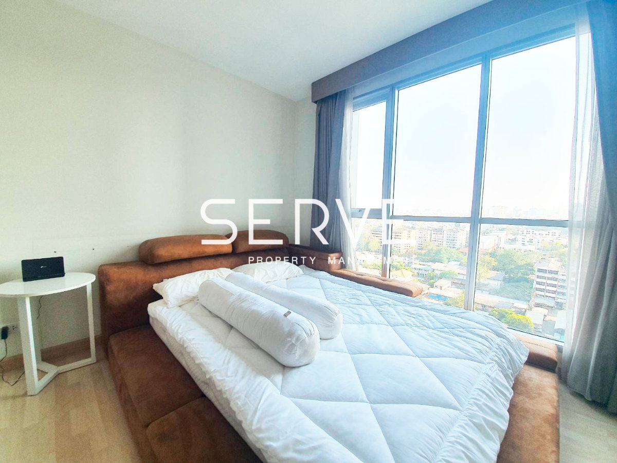 รูป 🔥15K- 1นอน ห้องกว้าง วิวเมืองไม่โดนบล็อก แต่งดี เฟอร์นิเจอร์ครบ พร้อมอยู่ คอนโดทำเลดีติด MRT รัชดาภิเษก  @ Rhythm Ratchada - รูปที่ 3/8