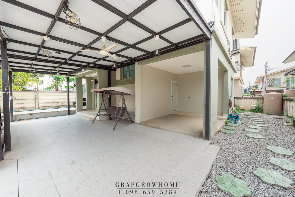 รูป ให้เช่าบ้านเดี่ยว หลังมุม พร้อมอยู่ ใกล้สนามบินสุวรรณภูมิ เพียง 10 นาที ใกล้ Gemopolis พฤกษาปูริ แสนแก้ว กิ่งแก้ว 37 เดินทางสะดวก - รูปที่ 44/46