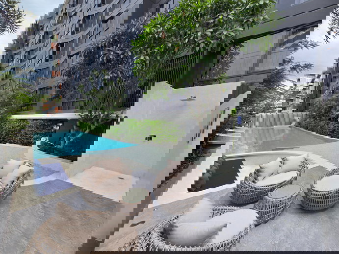 รูป 🔔New🔔 ให้เช่าห้องสภาพใหม่มาก ตำแหน่งดีเป็นส่วนตัว มีเครื่องซักผ้า Blue Sukhumvit 89 - รูปที่ 10/16