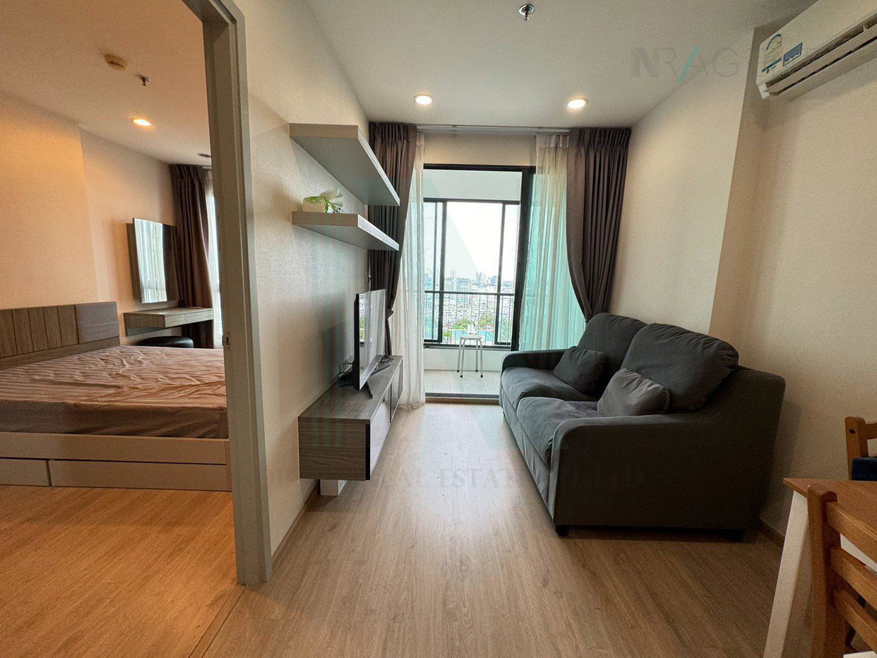 รูป ให้เช่าคอนโด ไอดีโอ สาทร - ท่าพระ อาคาร 1 ชั้น 18 1 ห้องนอน ขนาด 30 ตรม ใกล้ The Mall ท่าพระ - รูปที่ 2/8