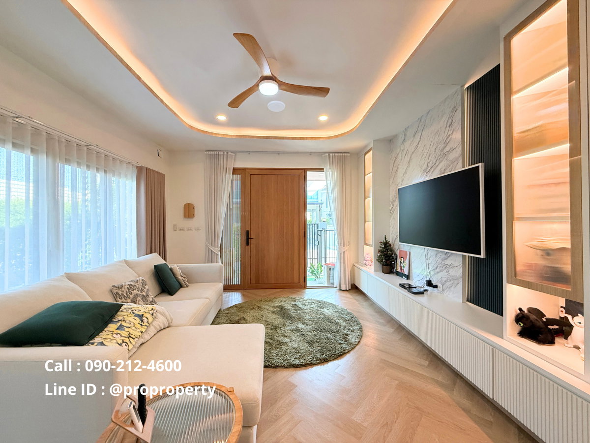 รูป บ้านเดี่ยวตกแต่งสวยขนาดนี้พร้อมให้คุณเช่าแล้ว เพอร์เฟค เพลส พระราม 9 - กรุงเทพกรีฑา - รูปที่ 3/20
