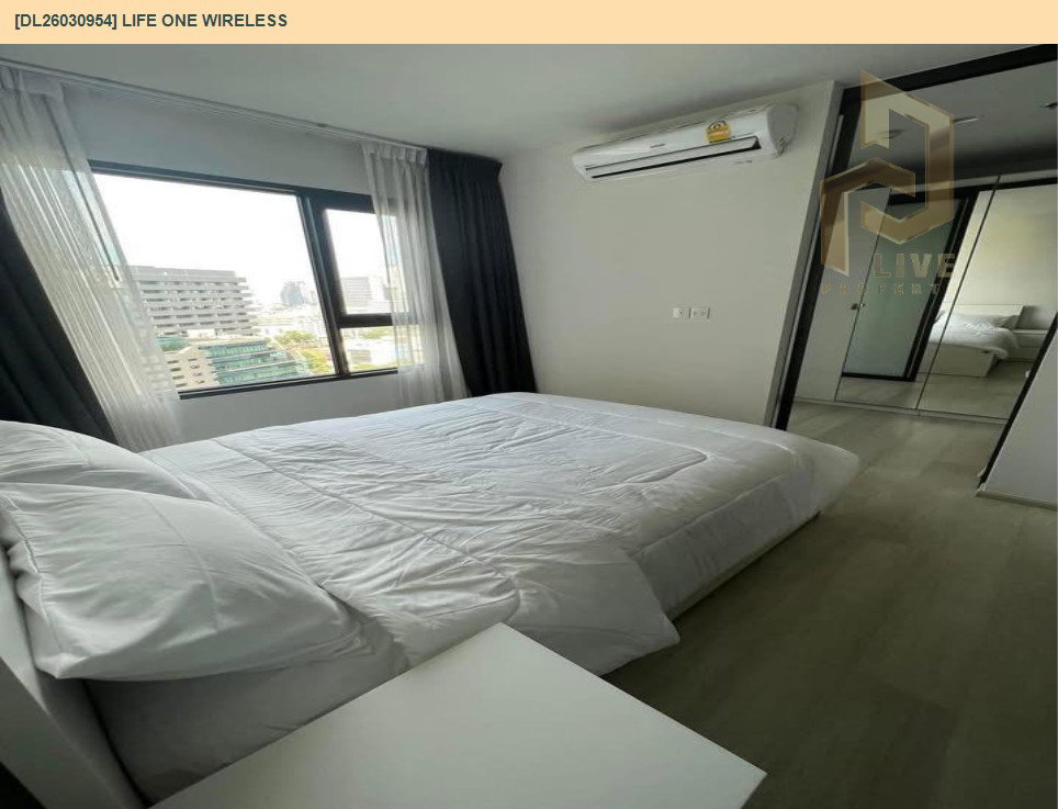 รูป DL26030954 ให้เช่าคอนโด ไลฟ์ วัน ไวร์เลส (Life One Wireless) ใกล้ BTS เพลินจิต พร้อมเข้าอยู่ โทรด่วน 0800343450 LineID @655ebbvc - รูปที่ 4/9