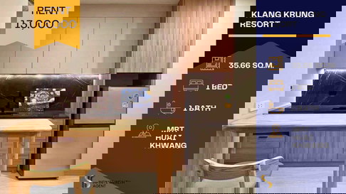 🏡✨ ปล่อยเช่าคอนโด Klang Krung Resort ห้องสวยมูดดี ฟีลโฮมมี่สุด ๆ 💖 อยู่แล้วไม่อยากออกไปไหนเลย 🛋️🌿 รีบเลย ห้องไปไวมาก!