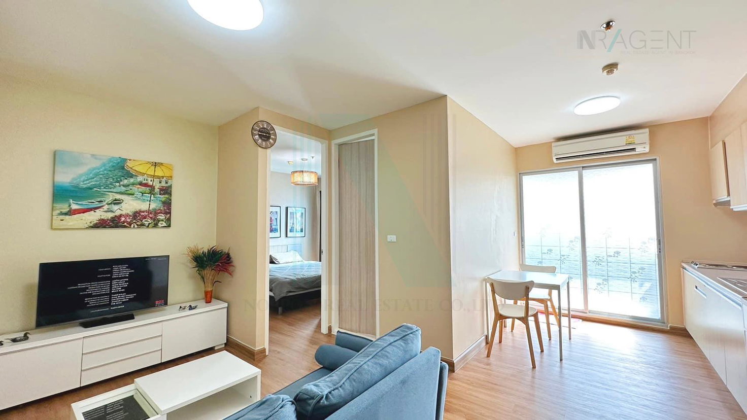 รูป ให้เช่าคอนโด เดอะ พาร์คแลนด์ ศรีนครินทร์ อาคาร B ชั้น 2 1 ห้องนอน ขนาด 52 ตรม ใกล้ โรงพยาบาลศิครินทร์ - รูปที่ 4/8