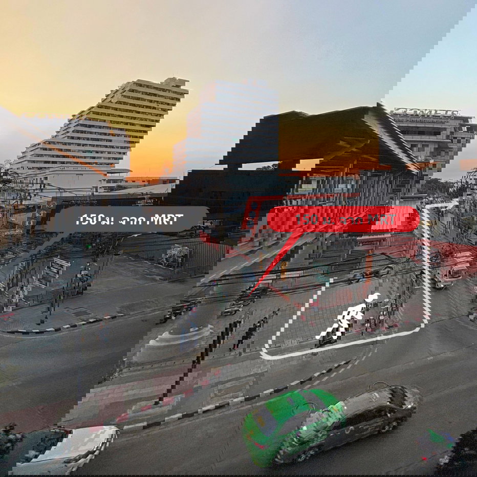 รูป เดอะ ทรีโอ การ์เด้น  ✅ คอนโดรีโนเวทใหม่ ใกล้ MRT 150 ม. ห้องใหญ่ วิวสวน พร้อมอยู่ ✅ - รูปที่ 19/19