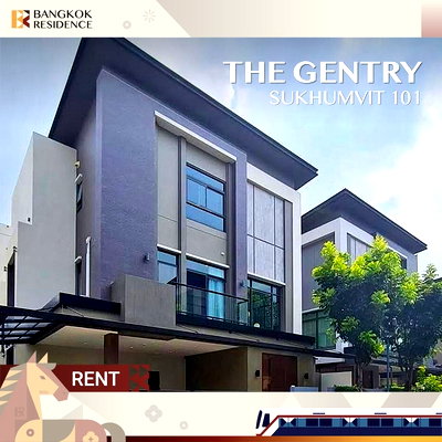 Houses for rent ปุณณวิถี 40 : THE GENTRY SUKHUMVIT 101 🏡 Luxury Detached House in the Heart of Sukhumvit, Perfect for High-End Families 💎