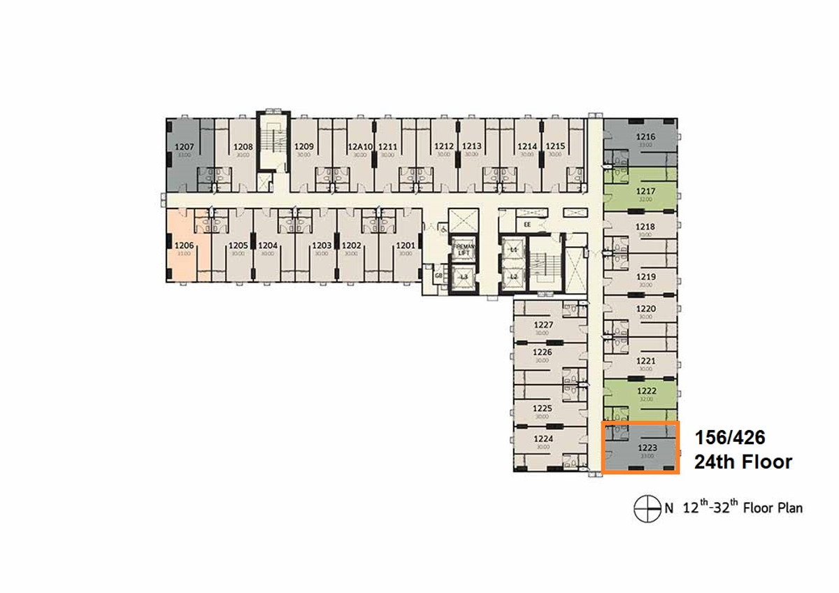picture Code: 26KJ1436 for rent TERRA RESIDENCE 🔥🔥 Line ID: @kjcondo (with @)🔥🔥 - 12/12
