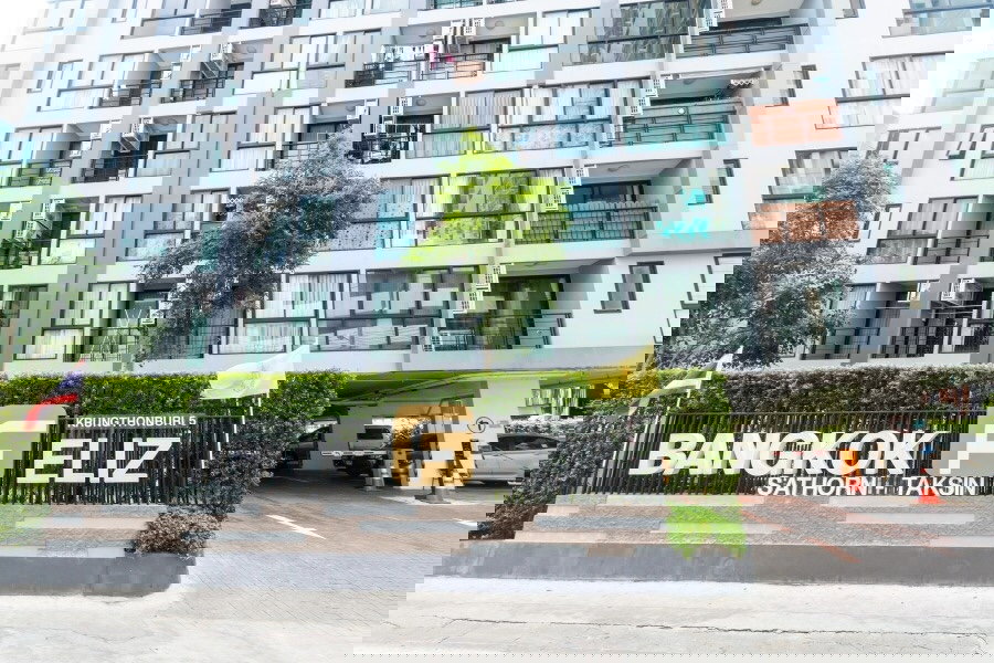 รูป  มี2 ระเบียง  เช่าคอนโด แบงค์คอก เฟลิซ สาทร-ตากสิน BTS กรุงธนบุรี  - รูปที่ 10/11