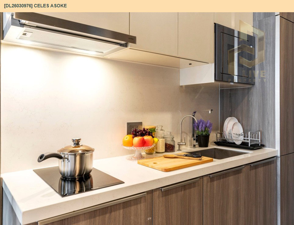 รูป DL26030976 ให้เช่าคอนโด เซอเลส อโศก (CELES Asoke) ใกล้ BTS อโศก พร้อมเข้าอยู่ โทรด่วน 0842740999 LineID @523dslwi - รูปที่ 10/10