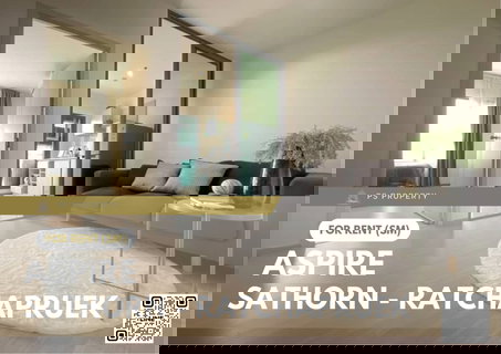 รูปภาพ For Rent ✨ Aspire Sathorn - Ratchapruek ✨ Fully furnished with appliances, near BTS Bang Wa.