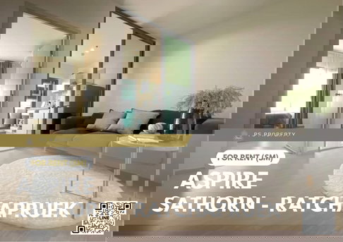 ให้เช่า ✨ Aspire Sathorn - Ratchapruek ✨ เฟอร์นิเจอร์ และ เครื่องใช้ไฟฟ้าครบ ใกล้ BTS บางหว้า