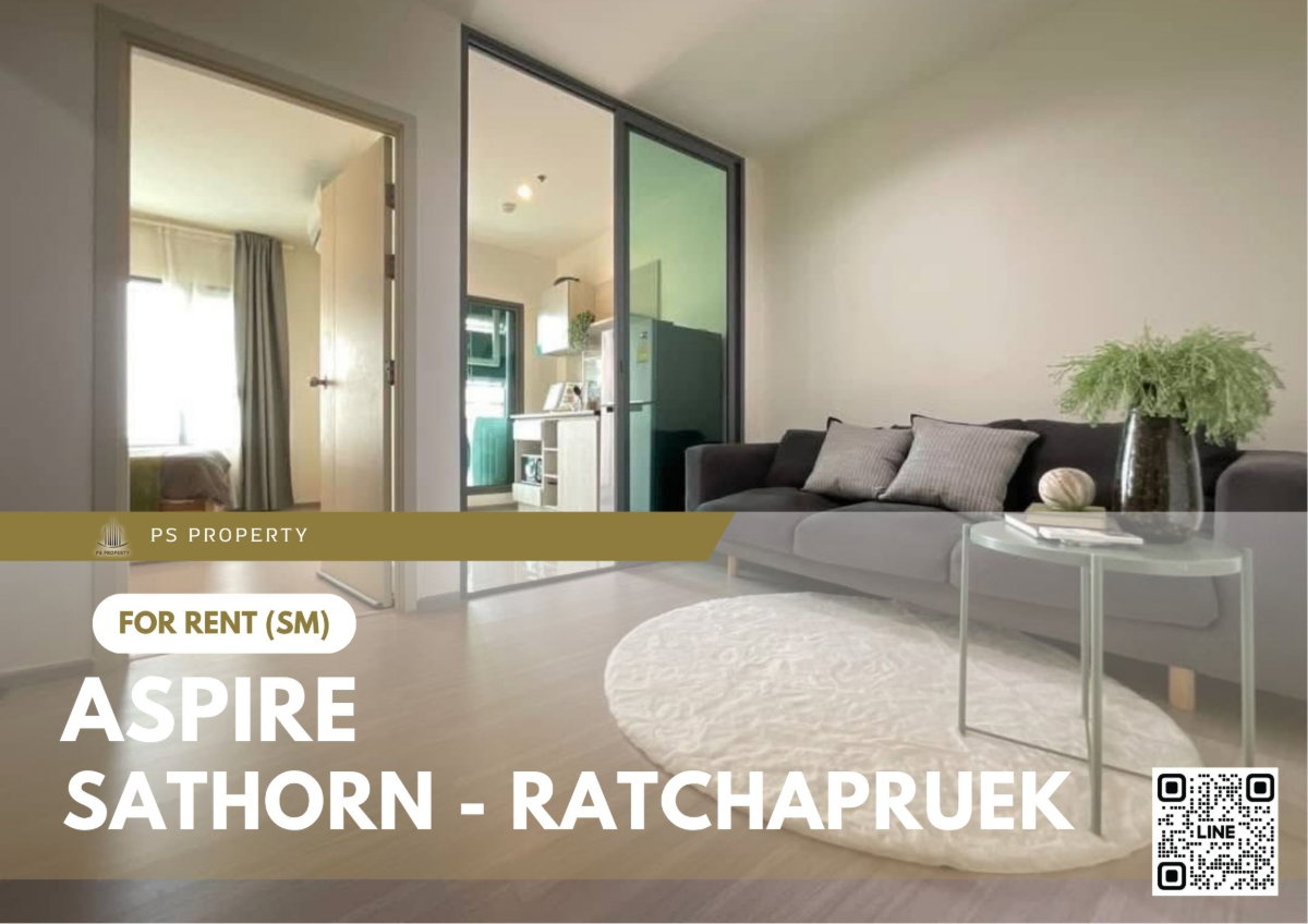 รูป ให้เช่า ✨ Aspire Sathorn - Ratchapruek ✨ เฟอร์นิเจอร์ และ เครื่องใช้ไฟฟ้าครบ ใกล้ BTS บางหว้า - รูปที่ 1/11