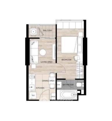 รูป คอนโด 1-ห้องนอน ที่ โอกะ เฮ้าส์ สุขุมวิท 36 ใกล้ BTS ทองหล่อ (ID 2741199) - รูปที่ 2/10