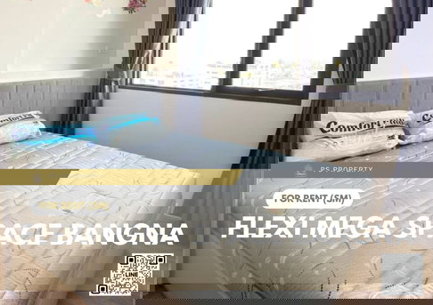 ให้เช่า 📍 Flexi mega Space Bangna 📍 เฟอร์นิเจอร์ และ เครื่องใช้ไฟฟ้าครบ ใกล้ Mega Bangna