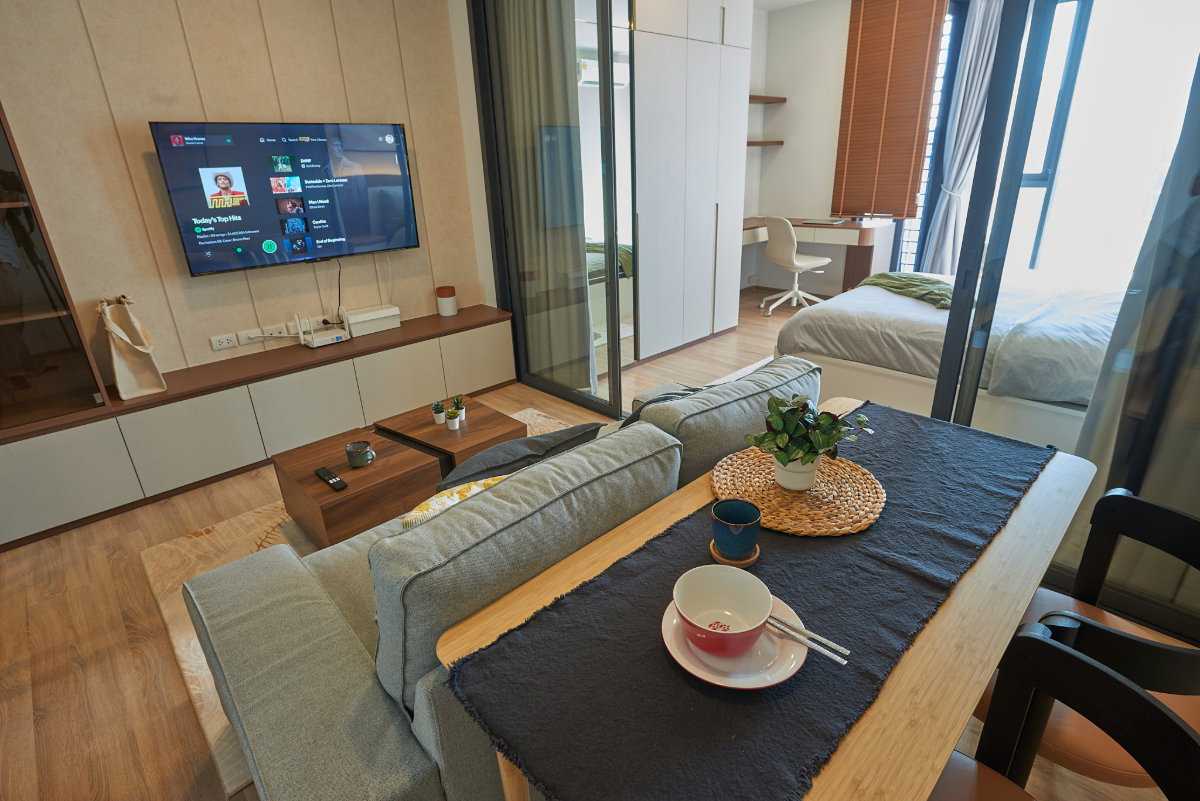 รูป XT Phayathai Brand New 1BR Apartment - 1yr Contract 27kTHB/month - รูปที่ 10/34